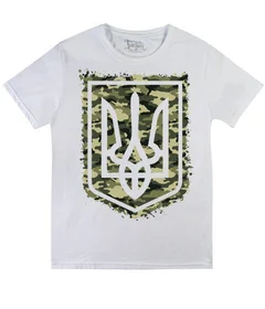 Прикольные футболки: Украина Камуфляж White